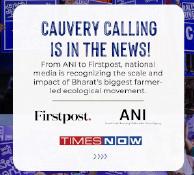 National media recognizes the scale and impact of Bharat’s biggest farmer-led ecological movement. 