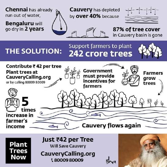 Cauvery Calling - Trees Plantation