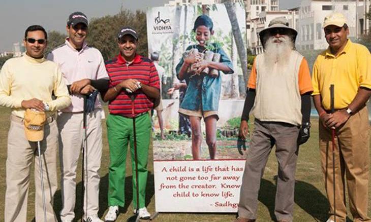 A Golf Jaunt for Isha Vidhya