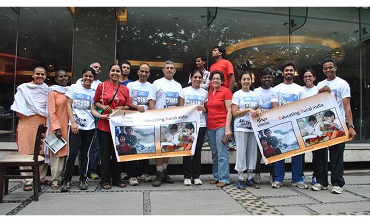 Isha Vidhya at the Bangalore 10K Run