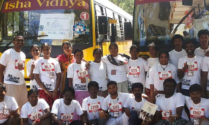 The Barefoot Brigade at Auroville Marathon 2014