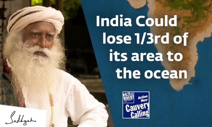 india could lose 1by3 of its area to the ocean