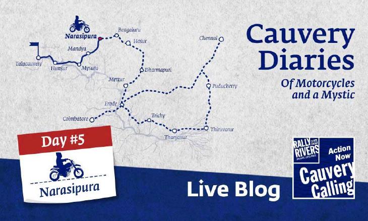 Day 5 - Cauvery Diaries: Of Motorcycles and a Mystic