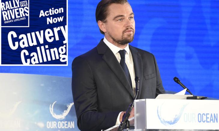 Leonardo DiCaprio supports Cauvery Calling