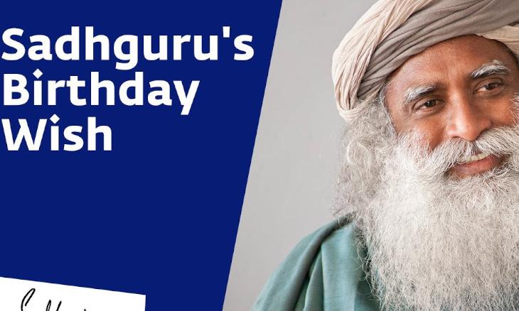 What Does Sadhguru Want for His Birthday?