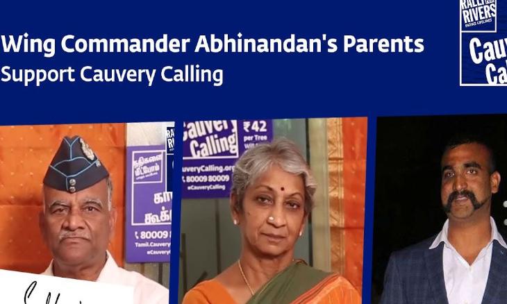 Wing Commander Abhinandan's Parents Support Cauvery Calling