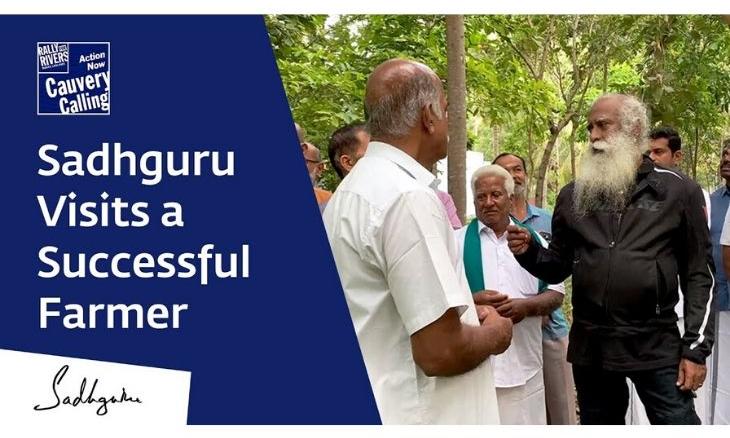 Sadhguru Visits a Successful Farmer