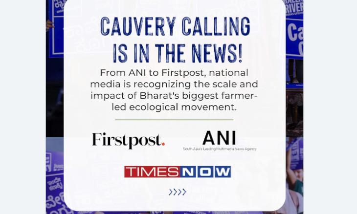 National media recognizes the scale and impact of Bharat’s biggest farmer-led ecological movement.