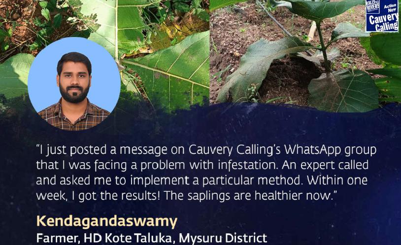 Incredible efforts from the Cauvery Calling Helpline team!