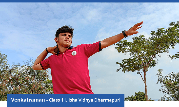 Isha Vidhya Blog | Competitive Champions | Venkatraman